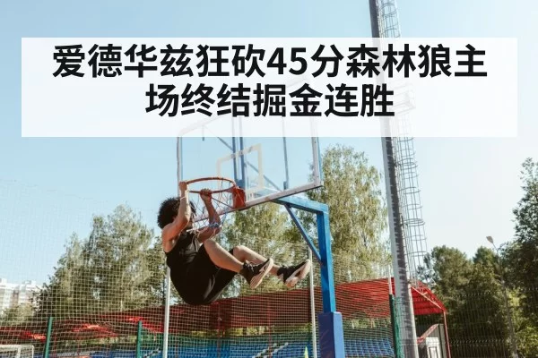 爱德华兹狂砍45分森林狼主场终结掘金连胜